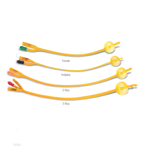 FarmaSino Disposable Latex Triple Lumen Foley Catheter