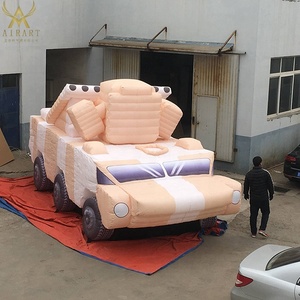 Coche blindado inflable a medida, vehículo inflable <span class=keywords><strong>gigante</strong></span> personalizado con forma z02 - Product Image 2