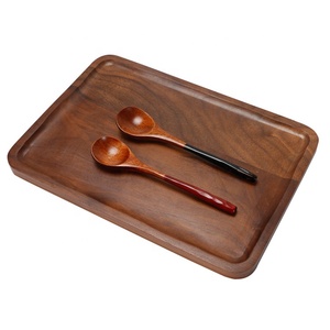 Coppia creativa fatta a mano in legno di Nanmu giapponese guscio di tartaruga cucchiaino da minestra cucchiaino da caffè - Product Image 4