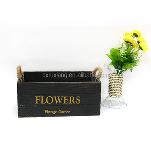 Paulownia wooden garden planter box square