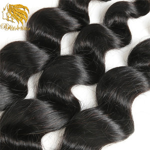 Venta superior 100 gramos San Valentín regalo pelo humano weave Bundles, suelta la onda brasileña virginal del pelo con - Product Image 3