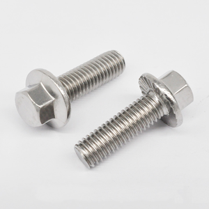 De acero inoxidable M5 <span class=keywords><strong>M6</strong></span> M8 de brida hexagonal <span class=keywords><strong>perno</strong></span> de cabeza con los dientes - Product Image 4