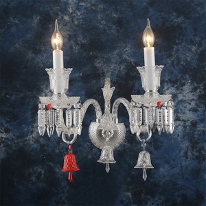 Candelabro <span class=keywords><strong>de</strong></span> pared <span class=keywords><strong>de</strong></span> cristal, lámpara moderna <span class=keywords><strong>de</strong></span> <span class=keywords><strong>Baccarat</strong></span>, iluminación interior <span class=keywords><strong>de</strong></span> lujo para dormitorio, decoración <span class=keywords><strong>de</strong></span> boda, CZ2530 - Product Image 5