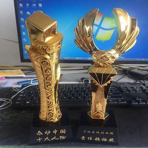Nhựa đúc pha lê mảng bám Trophy Hiệu ứng kim loại Handmade Pha Lê thủ công sản phẩm - Product Image 5