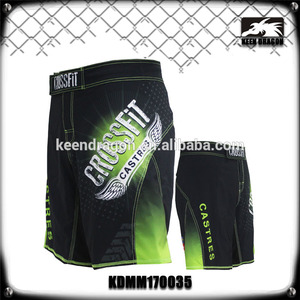 Crossfit de sport lutte shorts shorts <span class=keywords><strong>mma</strong></span> blanc sublimation homme - Product Image 2