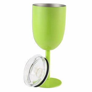 7 oz vino de acero inoxidable taza doble pared <span class=keywords><strong>madre</strong></span> de copa de vino con diferentes colores - Product Image 2