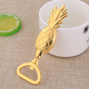 Bomboniere placcate <span class=keywords><strong>oro</strong></span> caldo apribottiglie ananas in metallo - Product Image 3