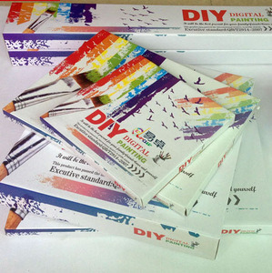 Bricolaje Pintura al óleo por Number Kit Big Ben con siete colores, pintura adulta por números lienzo Dibujo con pinceles, 40x50 - Product Image 2
