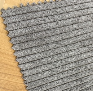 240GSM 100% 폴리 에스터 와이드 웨일즈 실내 장식 소파 코듀로이 패브릭 - Product Image 3