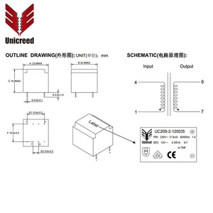 Meilleurs prix pour le <span class=keywords><strong>transformateur</strong></span> électrique encapsulé UC20S-2-120035 <span class=keywords><strong>230V</strong></span> 12V 0.35VA Options de fréquence <span class=keywords><strong>50Hz</strong></span> et 60Hz - Product Image 3