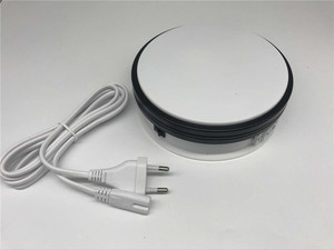 Colore bianco <span class=keywords><strong>fotografia</strong></span> rotante elettrico 360 gradi turntable banco di mostra base 15 centimetri 20 centimetri 60 centimetri - Product Image 2