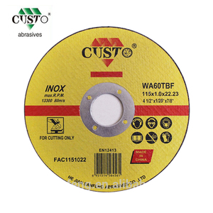 De Corte abrasivo <span class=keywords><strong>disco</strong></span> 4 pulgadas T42 100X2,5X16mm MPA EN12413 precio de <span class=keywords><strong>la</strong></span> venta al por mayor de China de acero inoxidable - Product Image 1
