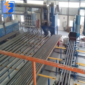 Tuyau d'acier de grenaillage et 3PE anticorrosion époxy ligne de production de revêtement en poudre - Product Image 3