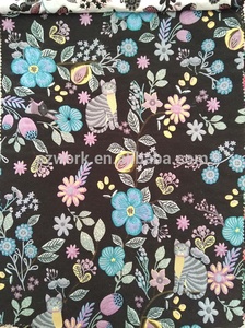 Gatos Design Alta Qualidade 100% Poliéster Dobby Tecido Duplo Face 280gsm para Vestidos das Meninas e Têxteis Árabes - Product Image 4