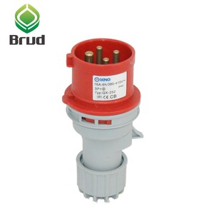 Prise industrielle de haute qualité 32A 400V IP44 en nylon CE pour systèmes électriques - Product Image 3