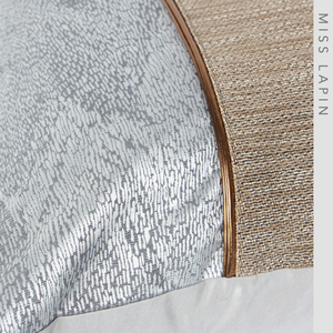 Miss Lapin Chắp Vá Kết Cấu Bán Buôn Gối Bao Gồm Polyester Sang Trọng Cushion Cover Trang Trí - Product Image 2