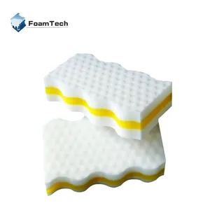 Cina fabbrica nano-spugna pulizia magica ad alta densità spazzola pentole lavare piatti lavare set da tè spugna per lavaggio auto
