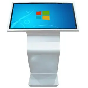 49 "pollici supporto a terra LED LCD touchscreen capacitivo del computer selfie-stazione di servizio informazioni chiosco interattivo