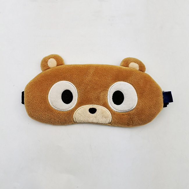 Пользовательские логотип шаблон Персонализированные комфорт плюшевые маска для сна