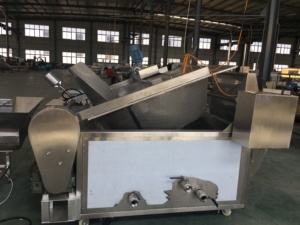 TCA Nhà Máy Nhà Cung Cấp Đậu Phộng Thực Phẩm Chiên Tự Động Hàng Loạt Nồi Chiên Đậu Phộng khuấy-chiên máy - Product Image 6