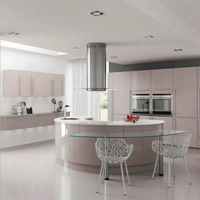 Vermonhouzz Modern kavisli mutfak dolapları tasarımlar ev mobilya lüks
