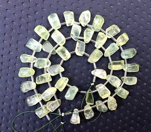 Polished Rough Natural Prehnite Raw Gemstone for Making Jewelry Party Stone Beautiful Necklace <b>Bracelet</b> Wholesale - Product Image 2