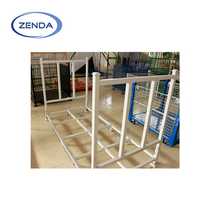 Empilable <span class=keywords><strong>palette</strong></span> cage vinasse galvanisé poudre post enduit chevalets - Product Image 1