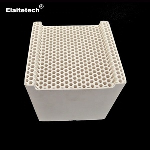 Accumulateur de chaleur en céramique aluminée en nid d'abeille de 150*150*300 mm et substrat d'accumulation thermique - Product Image 4