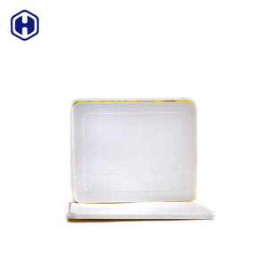 กล่องพลาสติก PP ทรงสี่เหลี่ยมผืนผ้าสำหรับใส่เค้กลูกอมหวานแผ่นติดฉลากแม่พิมพ์ขายส่งแฮมเบอร์เกอร์มันฝรั่งทอด - Product Image 5