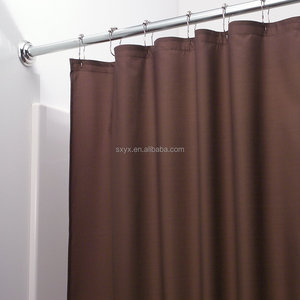 Alta calidad mildrew envío tela de poliéster impermeable baño ducha cortina de línea 72*72 pulgadas - Product Image 3