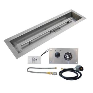 DIY Linéaire En Acier Inoxydable <span class=keywords><strong>Cheminée</strong></span> Brûleur Kit Avec Propane Gaz Connexion - Product Image 4