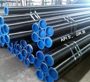 ASTM A106 GR B ASME SA106 GR B API 5L GR B dikişsiz karbon siyah çelik boru fabrikası fiyat
