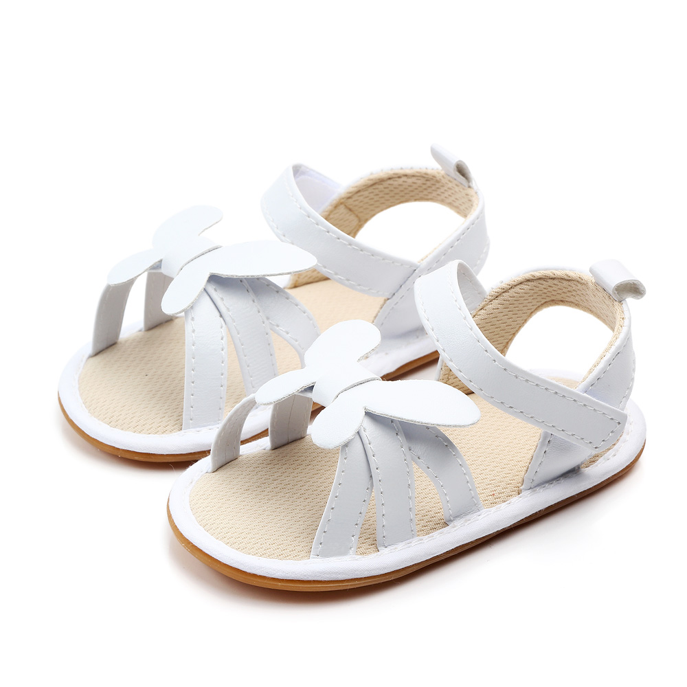 Hot selling summer beautiful bow design baby girl shoes sandals