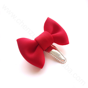 Venta al por mayor de lazos de pelo para niña de 3 "lazo de cinta de grogrén, moda linda de niña lazos de pelo <span class=keywords><strong>Boutique</strong></span> con pinzas de cocodrilo - Product Image 3
