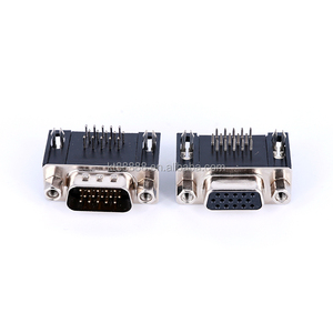 9 P 90 grados pie zambo agujero conector de 90 grados montaje en pcb - Product Image 4