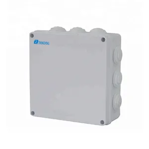 Small Junction Box ZCEBOX 100*100*70 Pvc Box Solar Distribution Box For All Size Electronics Plastic Small Junction Box