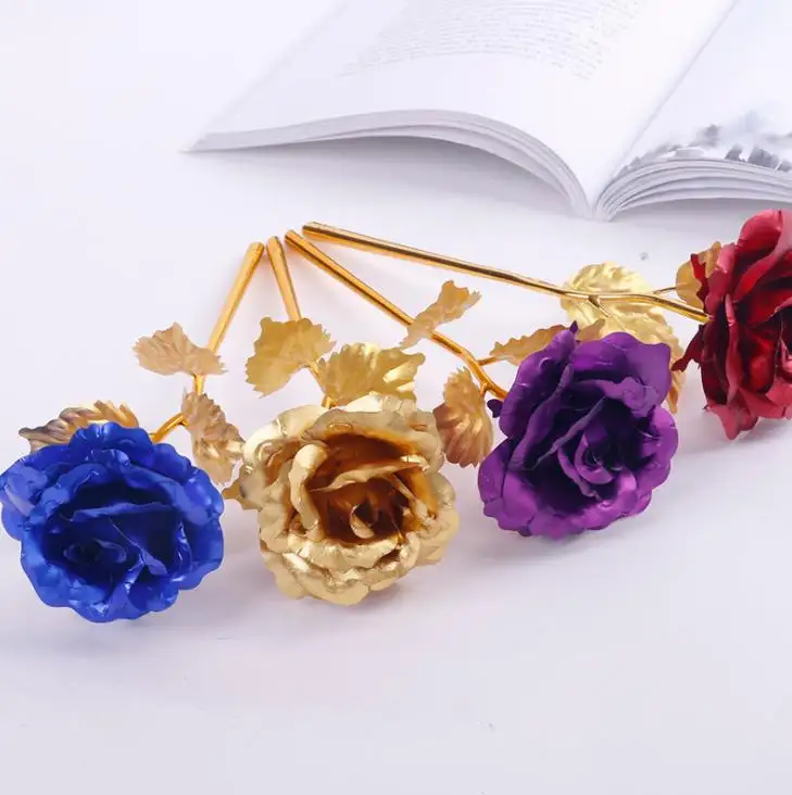 Fashion Style Gold forever flower Plated Rose 24K Valentine's Day Gifts