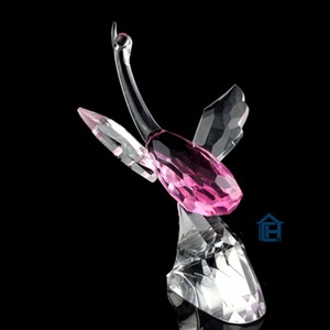 Sevimli tasarım halk sanat düğün parti dekorasyon kristal penguen figürler - Product Image 3
