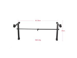 Chất lượng cao tùy chỉnh qa60 có thể gập lại gấp đôi Bàn phím đứng nhà máy bán buôn nhạc cụ đứng - Product Image 3