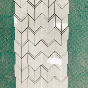 Mármol <span class=keywords><strong>blanco</strong></span> puro piedra mosaico de la mezcla de la madre de la perla mosaico de <span class=keywords><strong>pared</strong></span> - Product Image 5