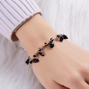 Summer Minimalist Raw <strong>Amethyst</strong> Crystal <strong>Bracelet</strong> Multicolor Stone Weave Rope <strong>Bracelet</strong> for Women - Product Image 1