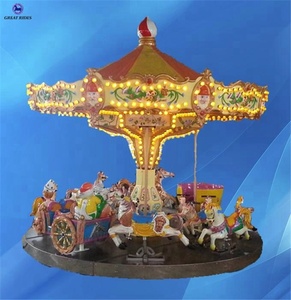 Lujo portátil Parque de Atracciones paseos Carrusel con remolque - Product Image 6