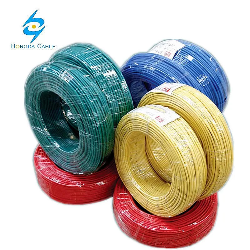 Electrical wire and cable price 2.5mm2 CUIVRE PVC insulated electric wire and cable with colorful jacket