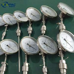 2 "3" 4 "termómetro bimetálico con 50 mM 75mm 100mm y 304/316/316L/11Cr18Ni9Ti alta o baja temperatura bimetálico de la bobina - Product Image 5