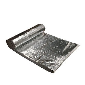Résistant À la chaleur Ignifuge <span class=keywords><strong>Feutre</strong></span> Aiguilleté En Fiber de <span class=keywords><strong>verre</strong></span> couverture Avec Une Feuille D'aluminium - Product Image 1