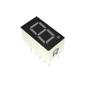 Gemeinsame anode gelb 0,36 zoll display 7 segment led 1 digit FND