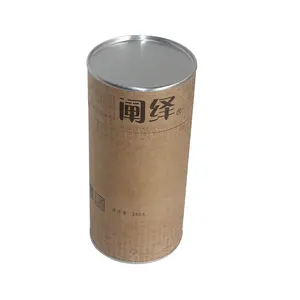 Round tea paper tube/Round tea aluminum cover/cylinder box