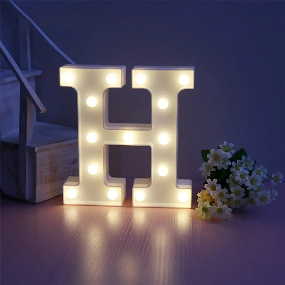 Diy 3D 26 Buchstaben ABC Led Festzelt Licht Freies Kombination Hause Indoor Decor