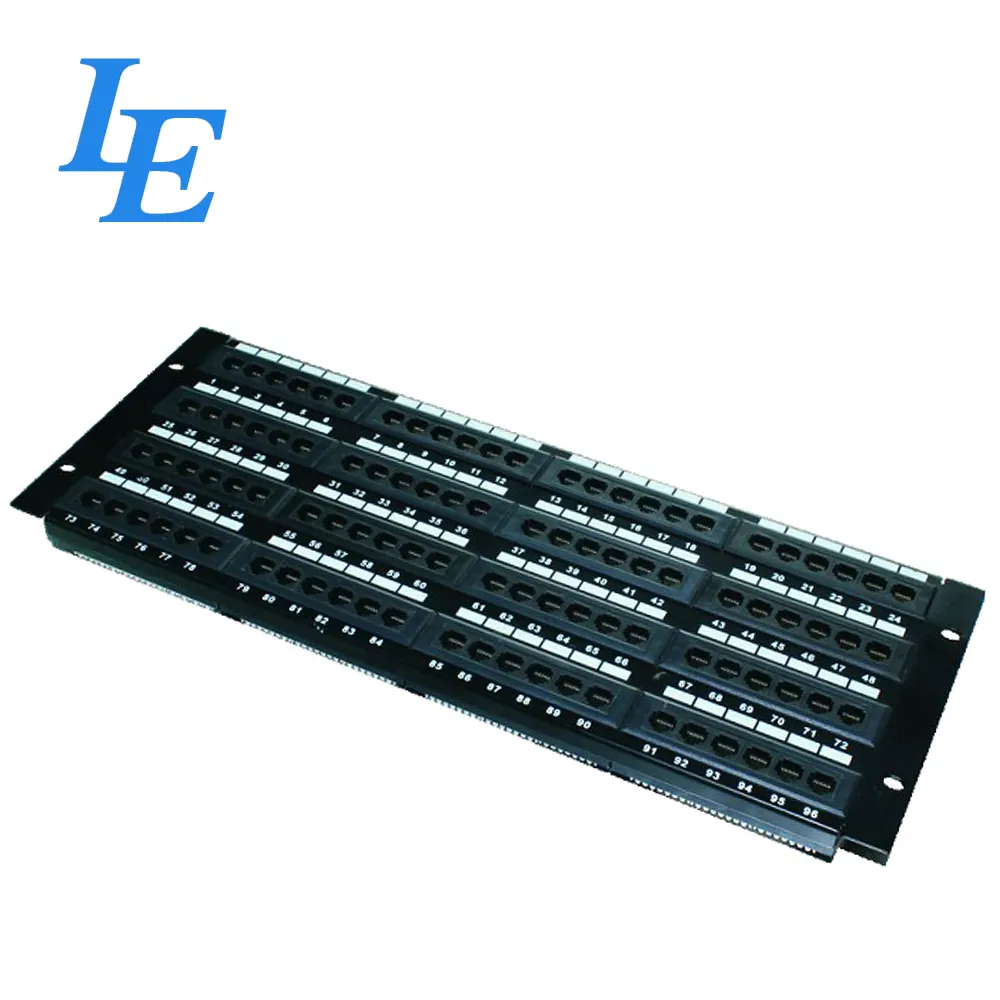 LE 4U 96 Port UTP Patch Panel With Cable Management