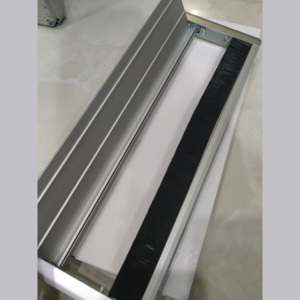 Hiện đại thanh lịch văn phòng & đồ nội thất nhà mềm-đóng Bàn máy tính với hợp kim Brass kẽm Cáp Grommet/Bìa đồ nội thất phần cứng - Product Image 4